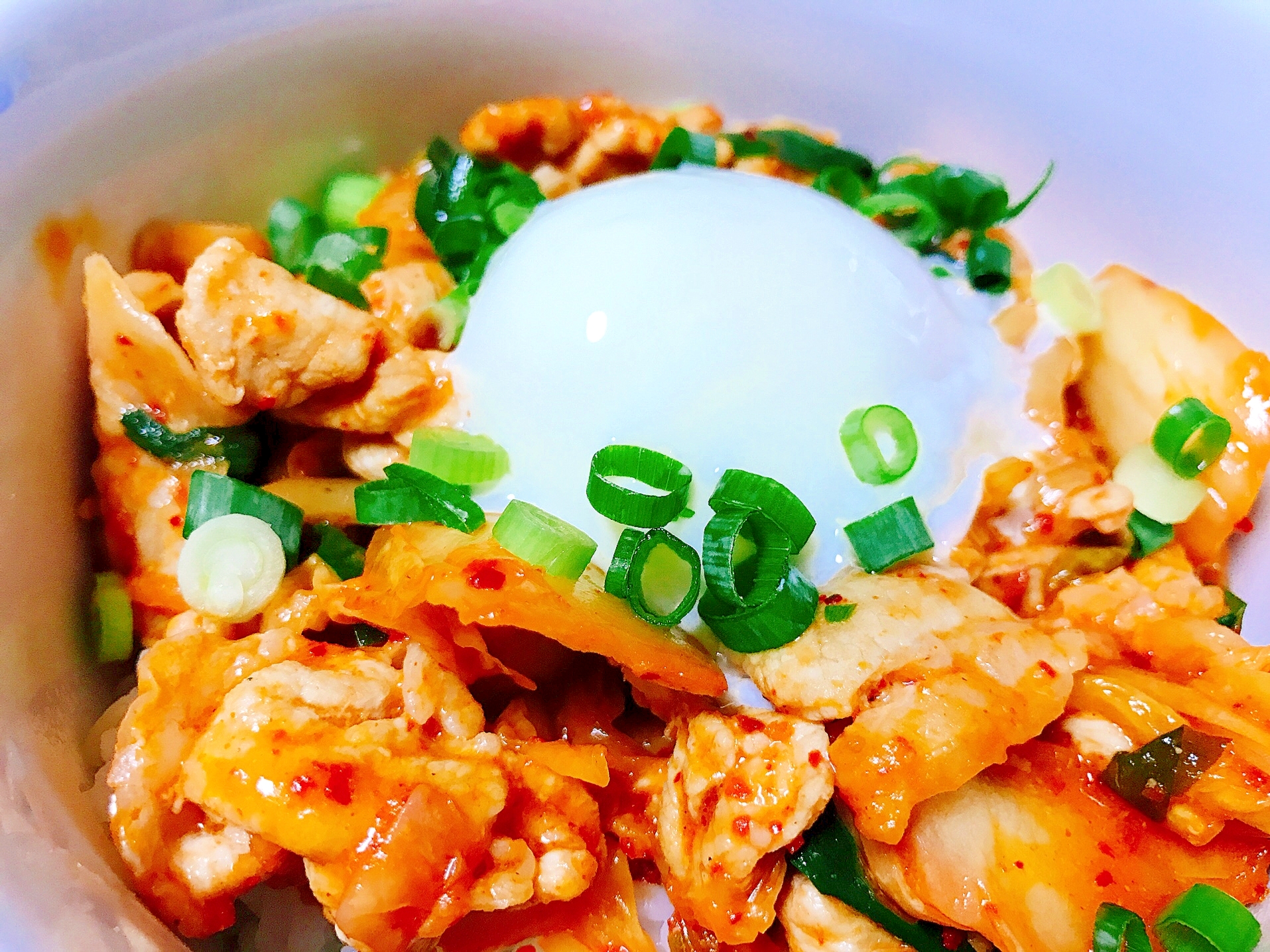 簡単!激ウマ豚キムチ丼♡ レシピ・作り方